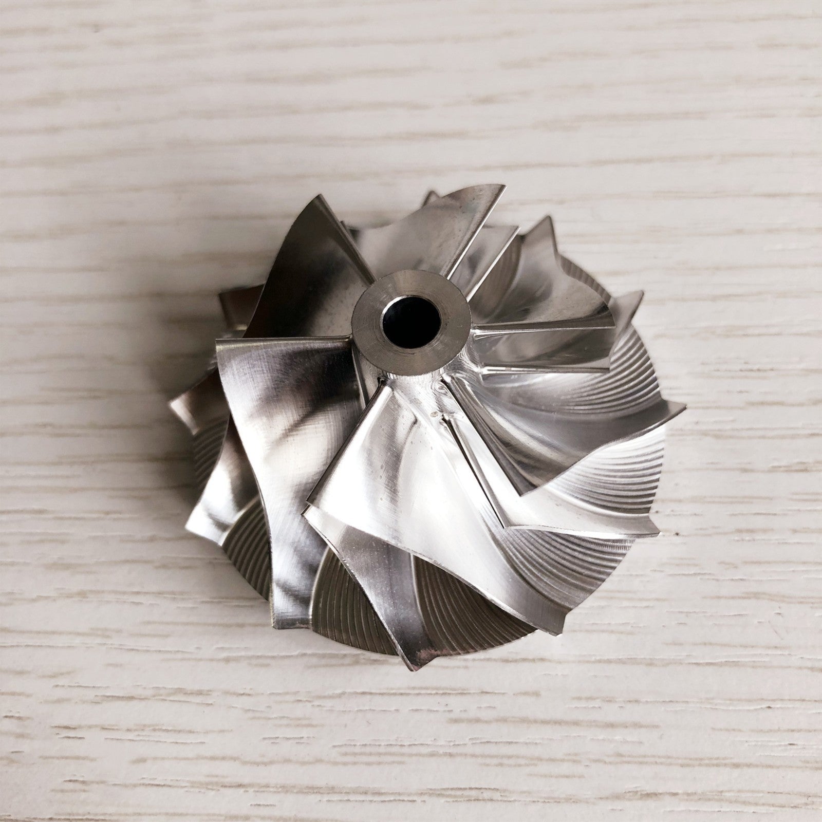 CT10 36.02/50.96 mm 17291-0L020 6+6 Blade Turbine Billet Compressor Wheel