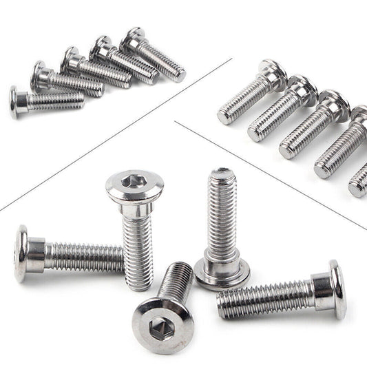 M8x30mmx 1.25 Steel Bolts Ti Hex Socket Disc Brake Rotor Screws Fasteners