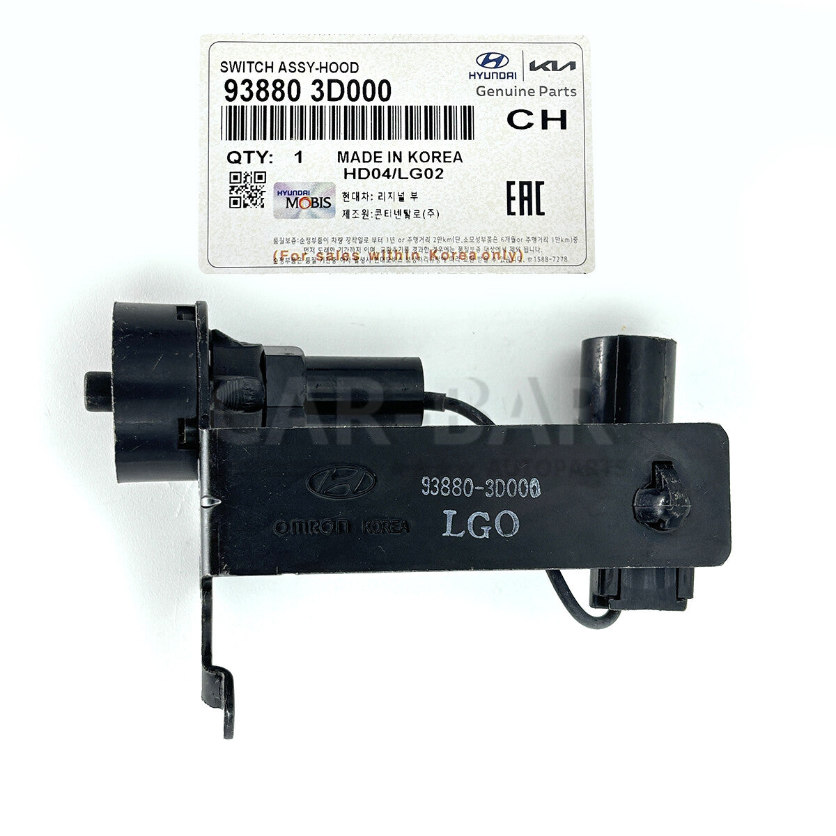 Top cover switch and bracket assembly for Hyundai Sonata 2001-2005