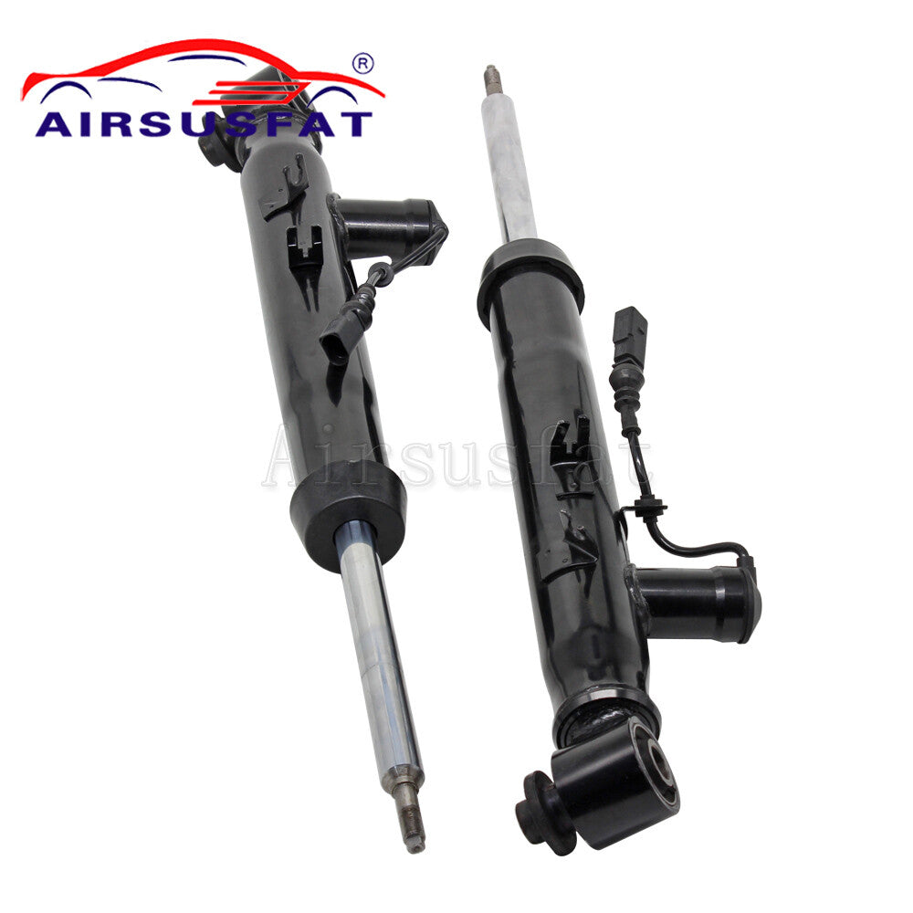 A pair of rear suspension shock absorber struts are suitable for Audi A6 4F, C6 Allroad 4F0616031M, and 4F0616032M.