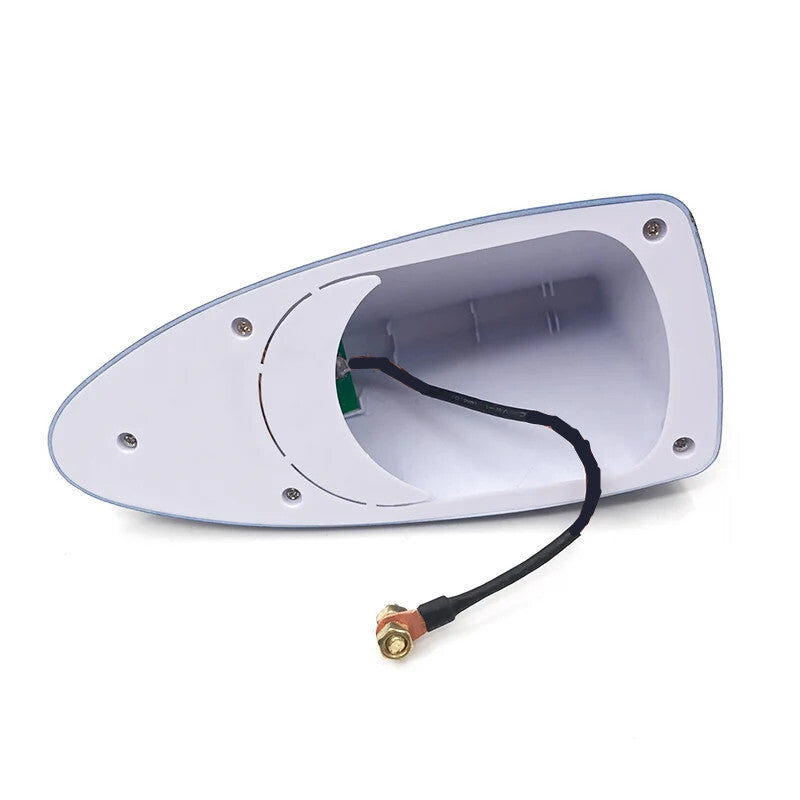 Universal Car Shark Fin Antenna Fin Shape Roof Aerial Radio FM/AM Signal Cover