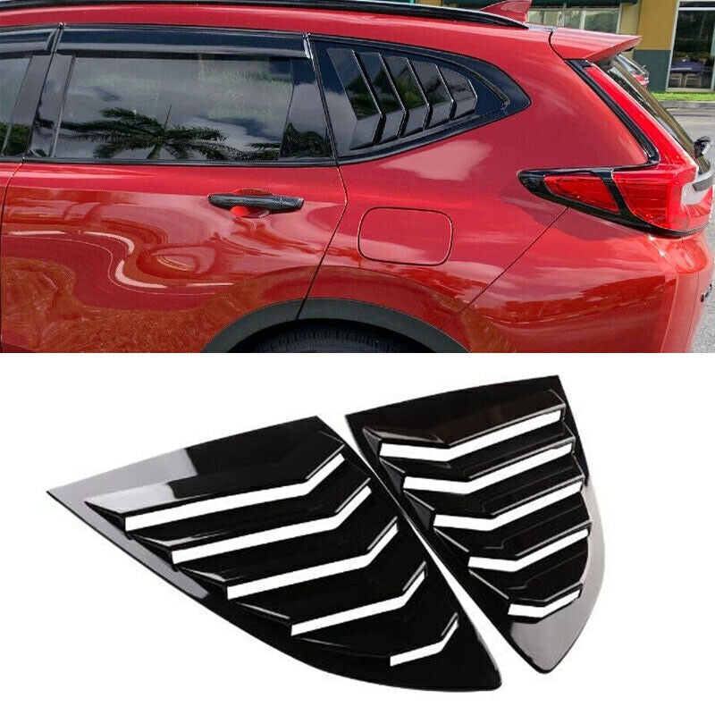 for Honda CR-V CRV 18-2022 Gloss Black ABS Side Vent Window Scoop Louver Trim 2X