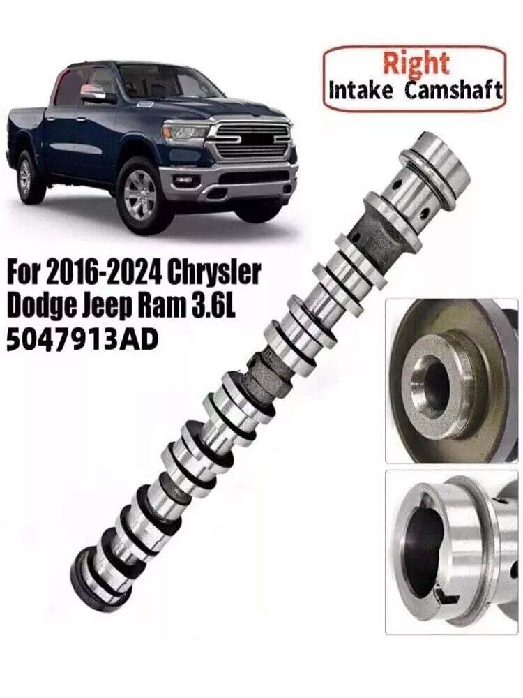 Intake Cam Camshaft Right Side Fits for Jeep for Dodge for Chrysler 3.6L 2016-2024 5047913AD