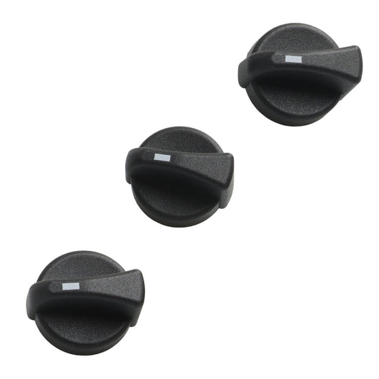 3x AC Heater Control Knobs Kits for Peterbilt Models 1987-2011 121-0001-000