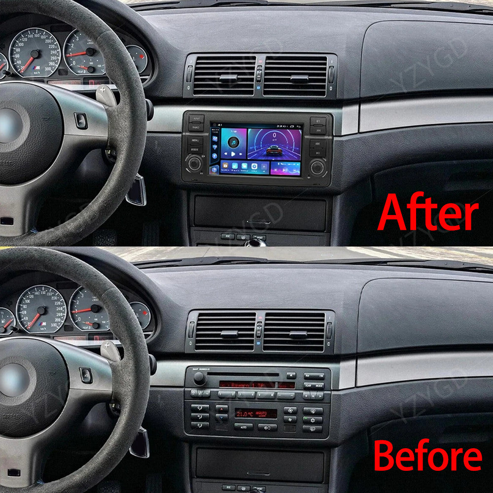 for BMW E46 5-Door Touring 1999-2005 Android CarPlay Car Radio GPS Stereo Screen