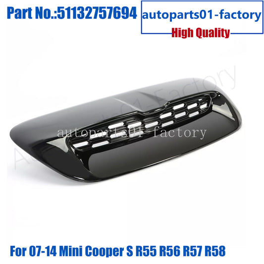 Front Hood Air Intake Vent Scoop Fit For 2007-14 for Mini Cooper S R55 R56 R57 R58