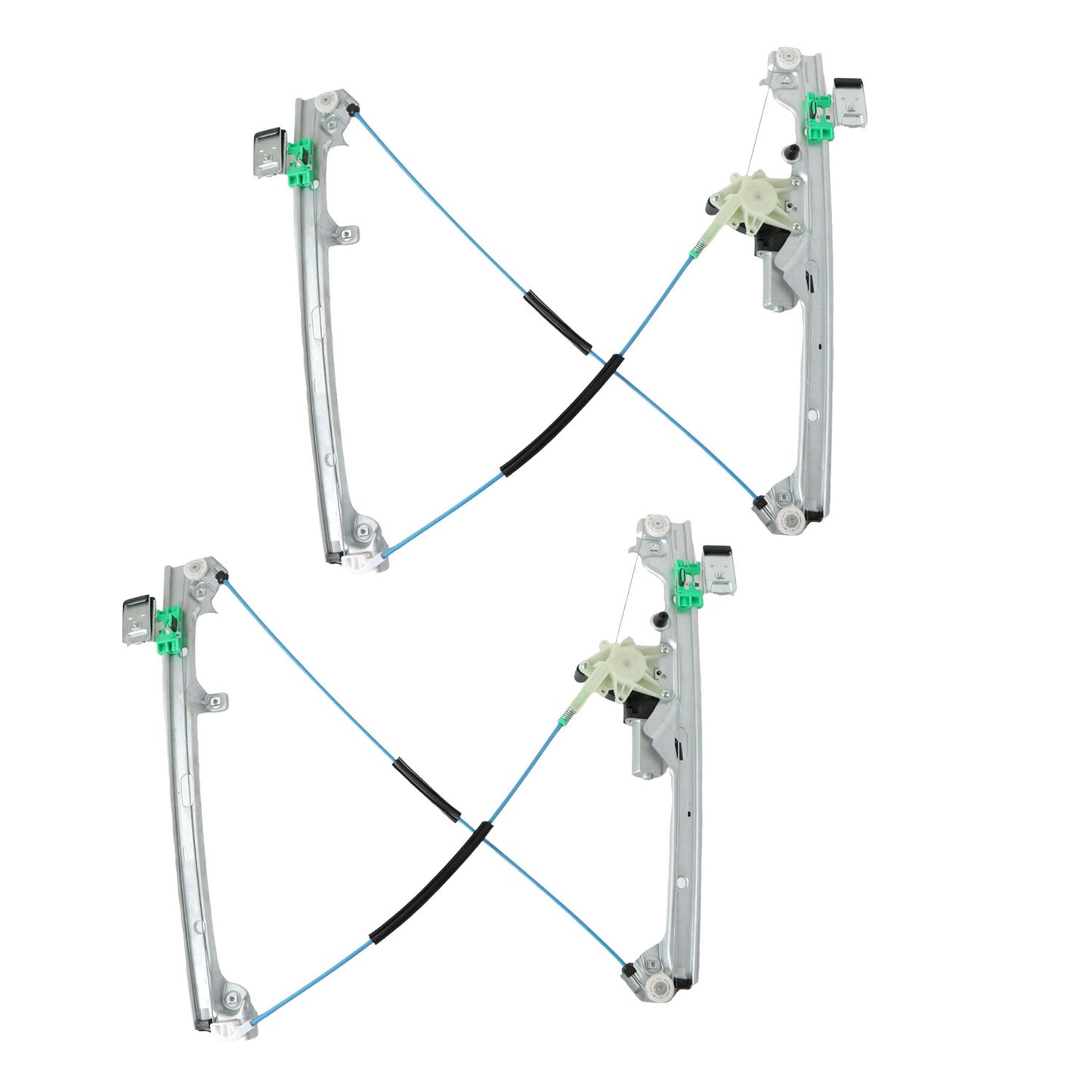 Pair Power Window Regulator w/Motor for Chevy for GMC for Cadillac Front Left + Right US