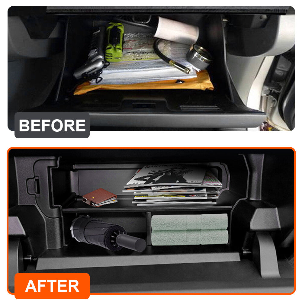 For 2024-2025 for Toyota Tacoma Cab Glove Box Insert Organizer Divider Compartment