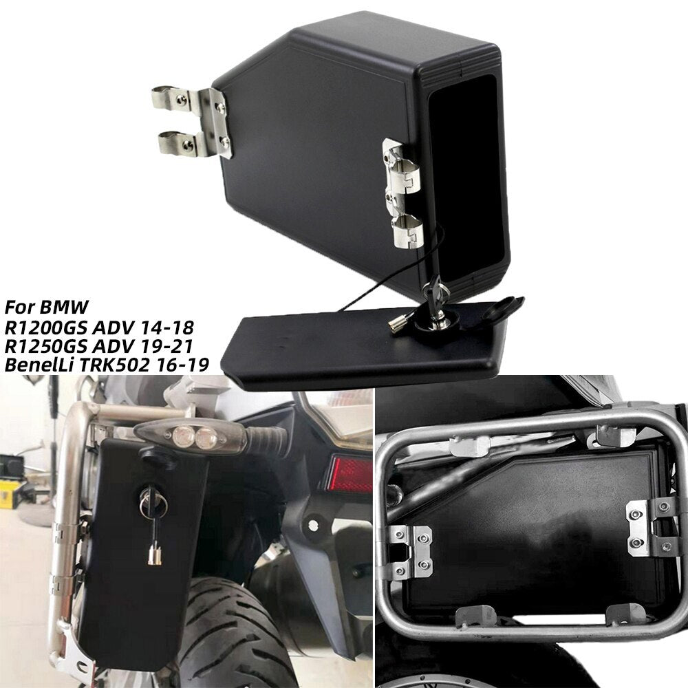 Motorcycle Rainproof Side Toolbox Tool Storage Box for BMW R1200GS LC ADV TRK502