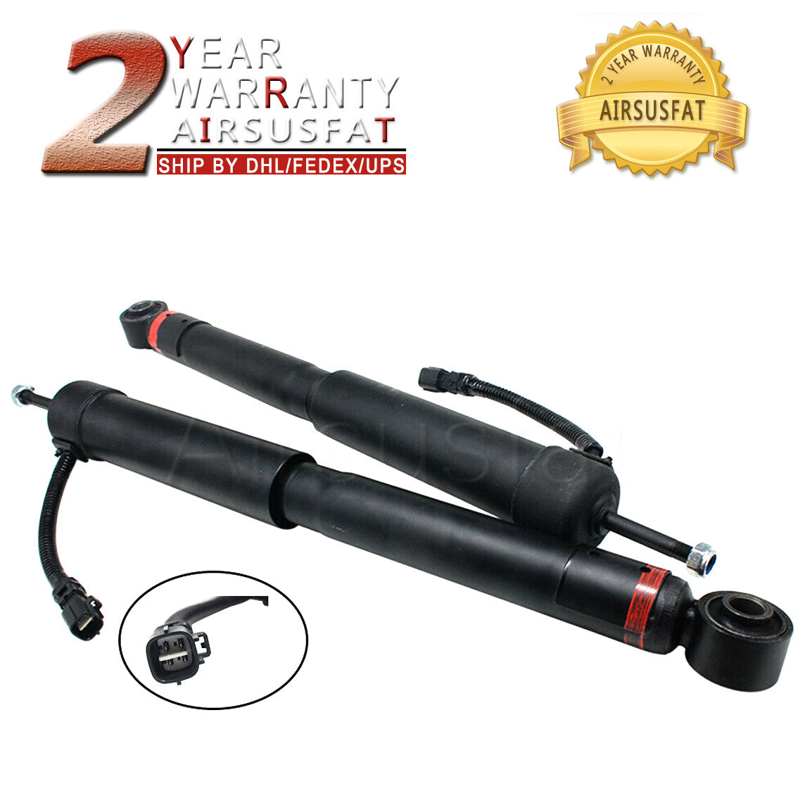 48530-69485 2pcs Rear Air Suspension Shock Strut for Lexus GX470 4.7L 2003-2009