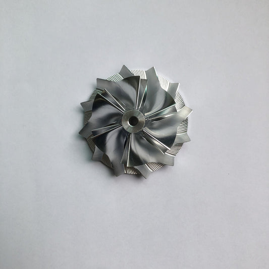 TD03 14T close 39.55/51.00mm 6+6 blades Turbo Billet compressor wheel