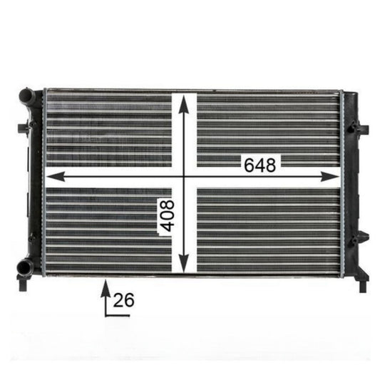 Water Cooler Engine Cooling for VW for Golf V (1K1) 10-14