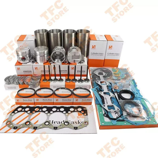 S4S S4S-IDI Overhaul Rebuild Kit for Mitsubishi F18B F18C Forklifts Engine Parts