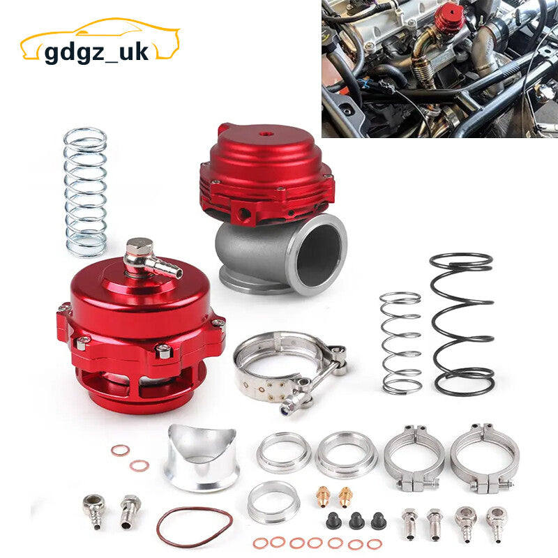 44MM External Wastegate V-Band Flanged Turbo Waste Gate 50mm Blow Off Valve BOV