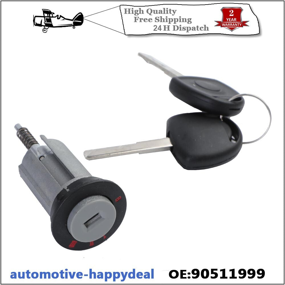 for Vauxhall Astra G for Corsa B-C Combo Ignition Barrel Switch 2 Keys 93172805