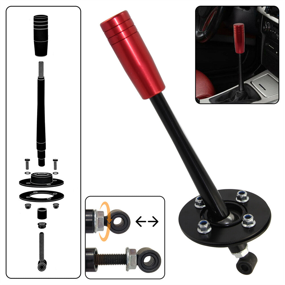 Adjustable Short Shifter Lever Knob for BMW E30 E36 E46 E34 E39 E60 E61 Z3 Red