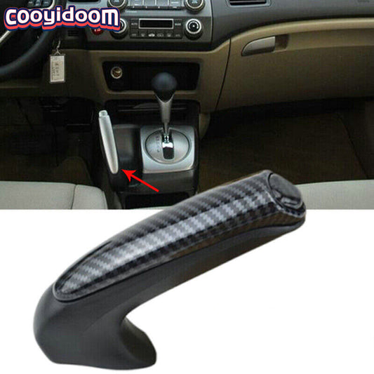 Carbon fiber front handbrake cover for Honda for Civic Coupe 2006 - 2011