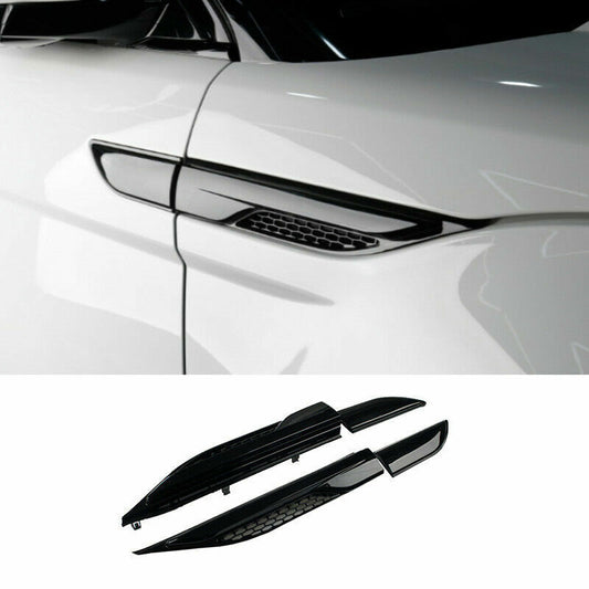 for Range Rover Evoque 2012-19 Gloss Black Side Vent Fender Flank Cover Replace