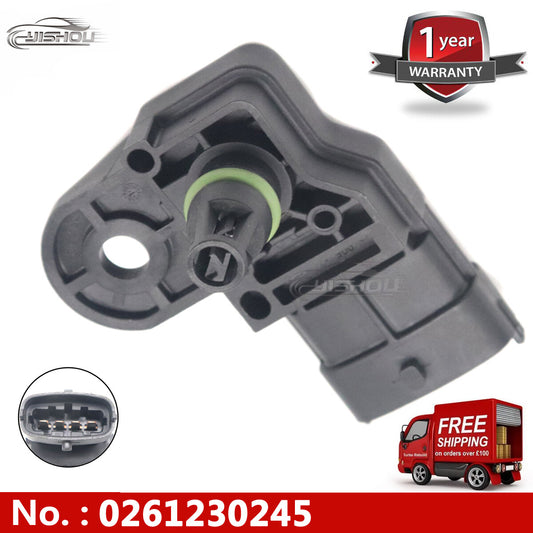 0261230245 INTAKE MANIFOLD Pressure Sensor Map for Fiat (New) 0261230030 46553045