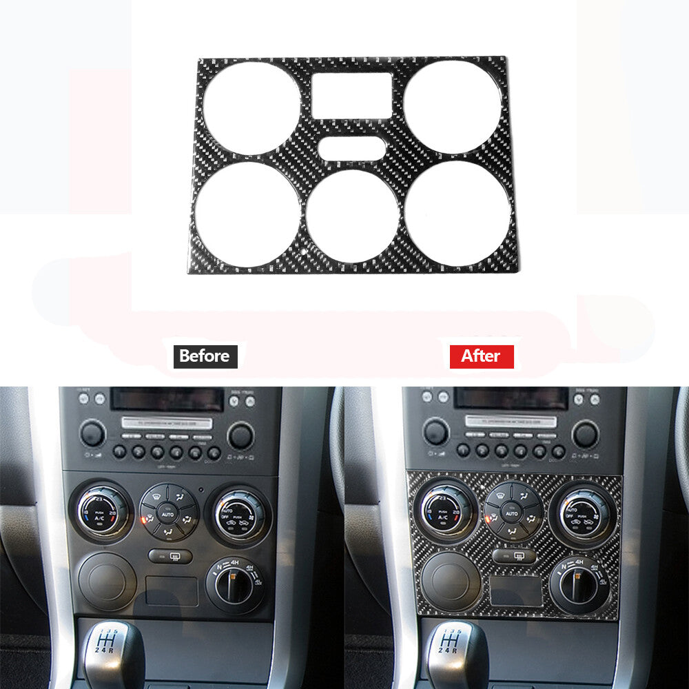 Carbon Fiber Climate Control Panel Cover Trim for Suzuki Grand Vitara 2006-2009