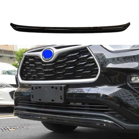Gloos Black for Toyota Highlander 1pcs 2020-2022 Front Bumper Grille Lower Strip