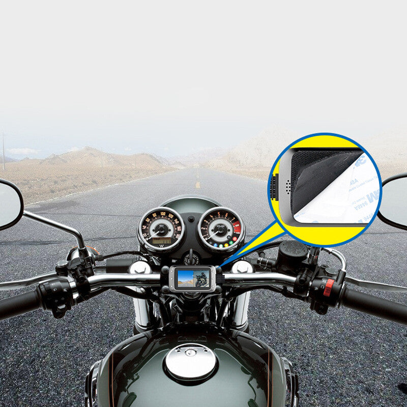 3-inch 1080P HD display motorcycle dual-camera lens DVR dashcam