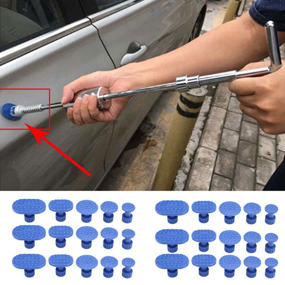 30PCS Universal Car Body Paintless Dent Repair Pulling Tabs Tool Accessories
