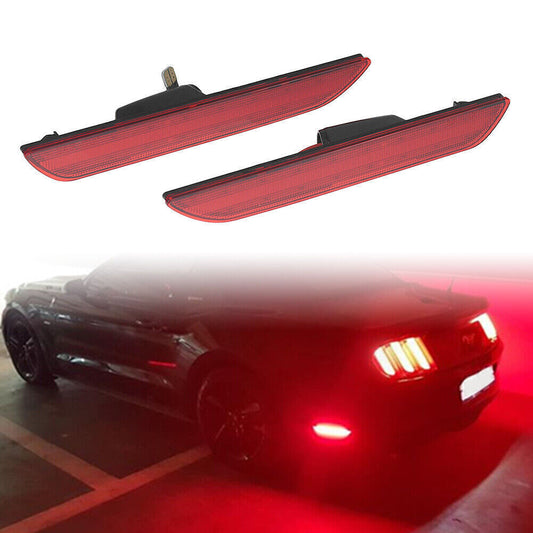 2x LED Rear Side Marker Lights For 2015-2022 2016 2017 2018 2019 for Ford for Mustang