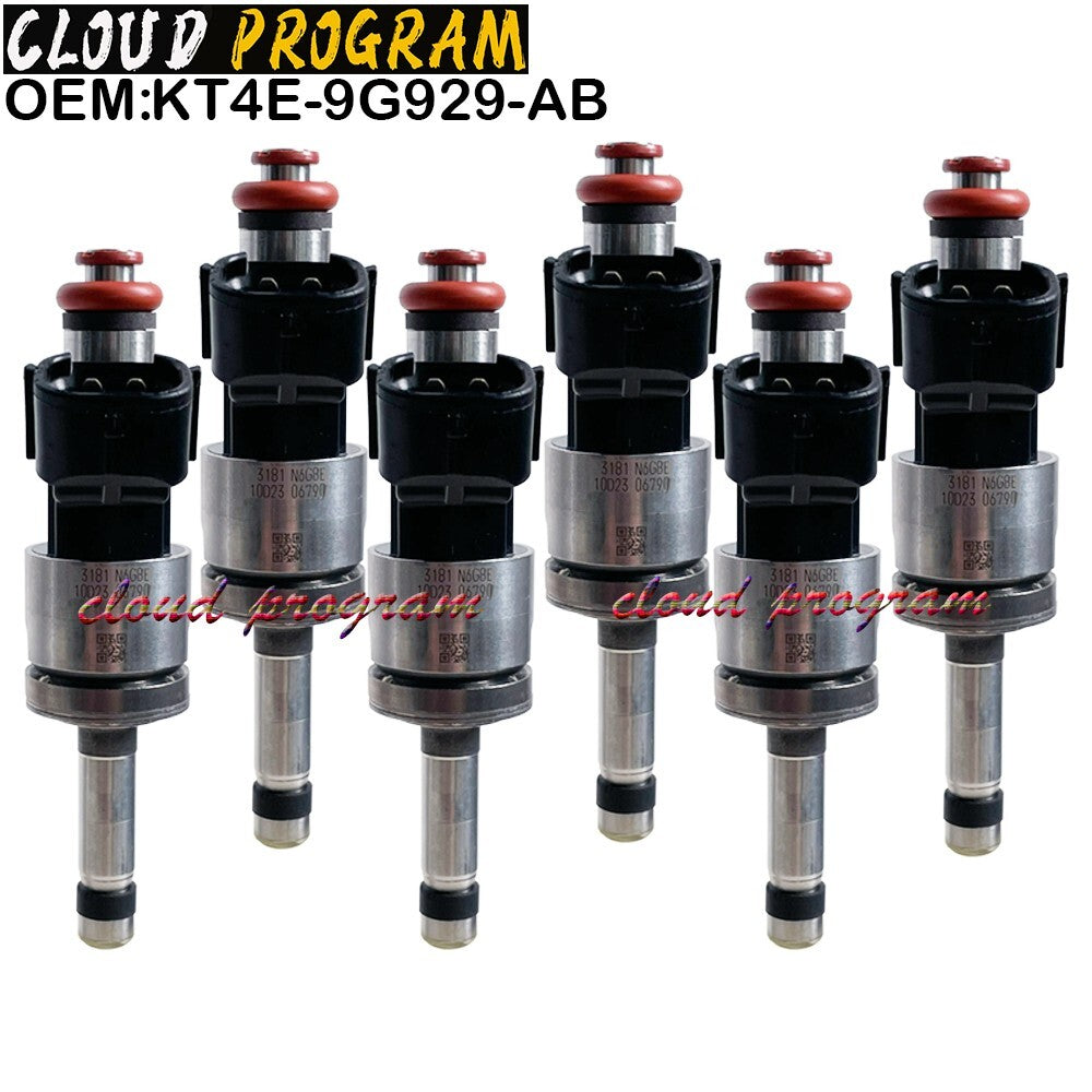 Set of 6 Fuel Injectors 19-2023 for Ford Edge V6 2.7L for Lincoln Nautilus V6 2.7L