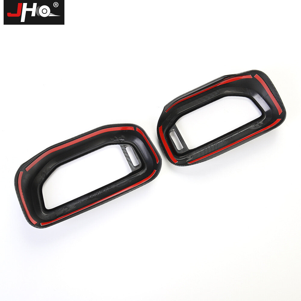 Carbon Fiber Central Control Outlet Air Vent Cover Decor for Ford Explorer 20-22