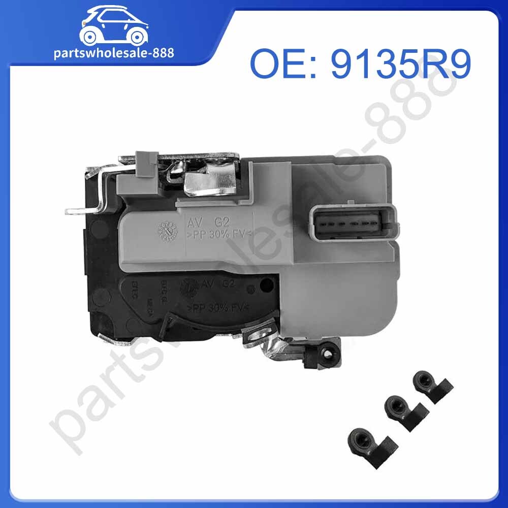 The all-new 9135R9 left front drive side door lock actuator is suitable for Peugeot 206 LHD