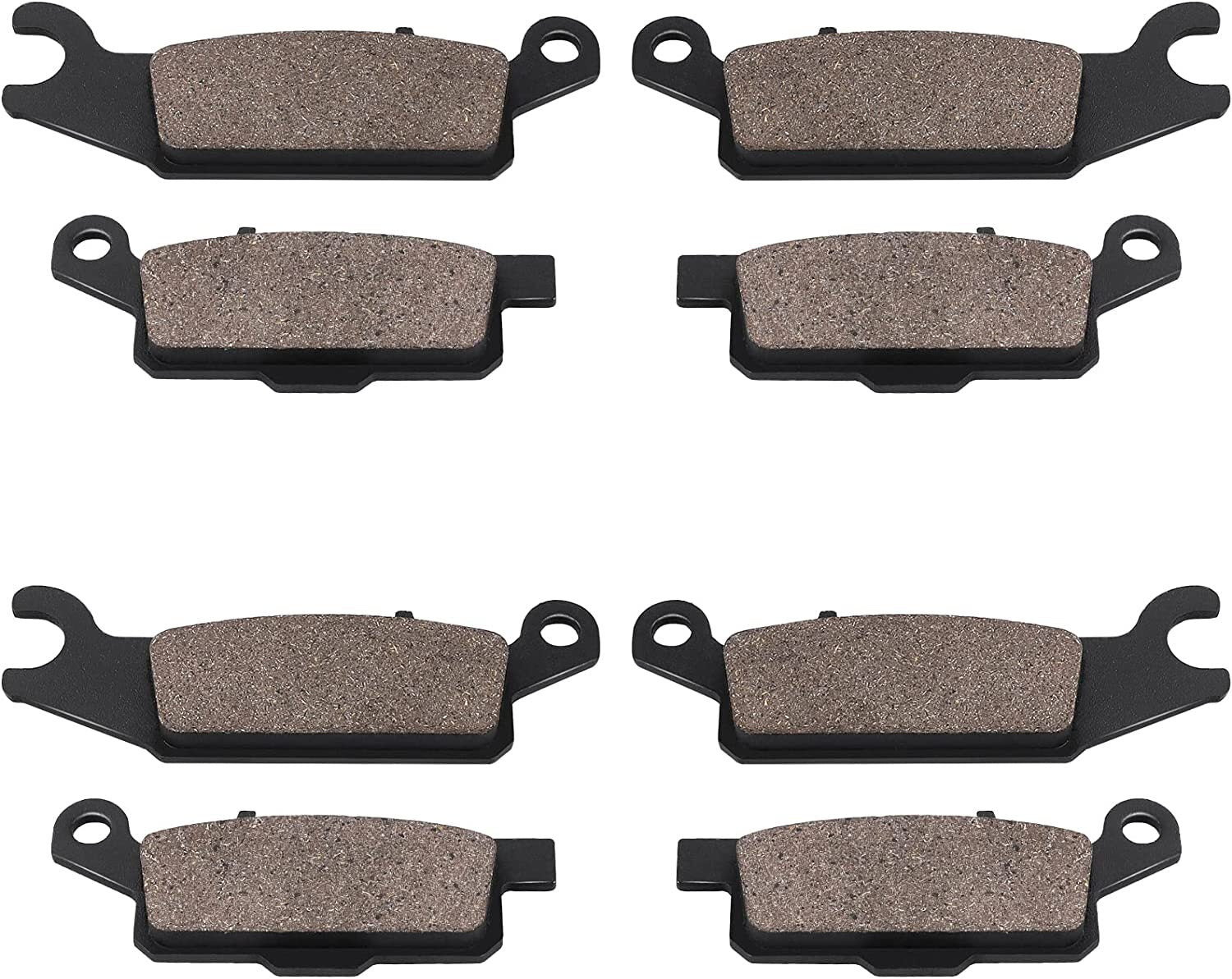 Brake Pads Front Rear for Yamaha Grizzly 550 YFM550 Grizzly 700 YFM700 2007-2022