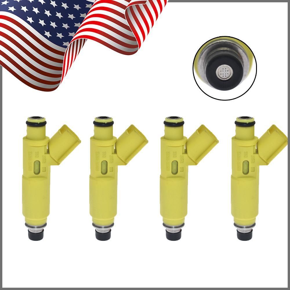 Set 4PCS Fuel Injector Nozzle 23250-28050 for Toyota RAV4 2001-2003 2.0L