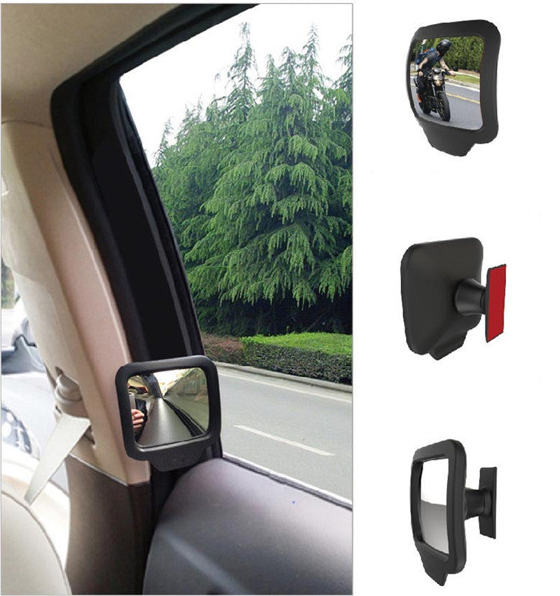1Pc Adjustable Wide-angle Lens Car Rear for Seat Rearview Backseat Blind Spot Mirror