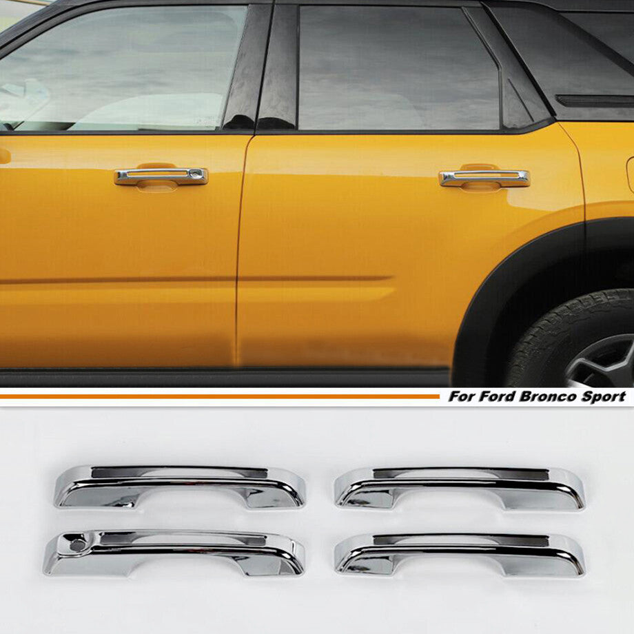 ABS Chrome exterior door handle cover trim for 2021-2024 for Ford for Mustang Sport