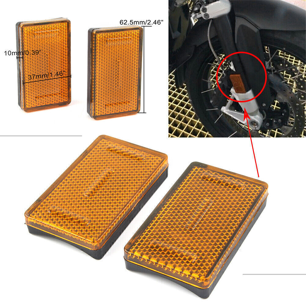 for BMW K1200RS K1200GT R1200RT R1200GS R1200R 2x Front Fork Leg Reflector Cover