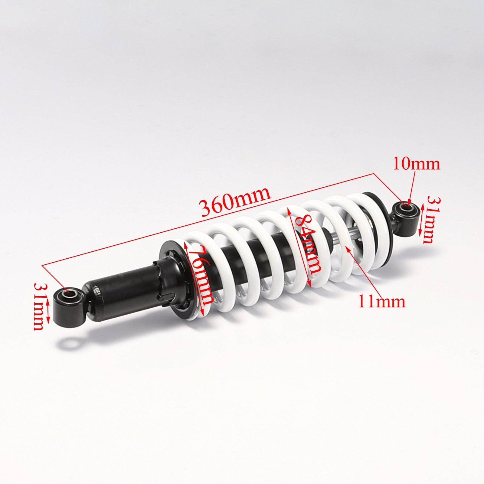 2 x 360mm 14-inch rear shock motorcycle all-terrain vehicle four-wheel off-road vehicle pit off-road bicycle 850 lbs