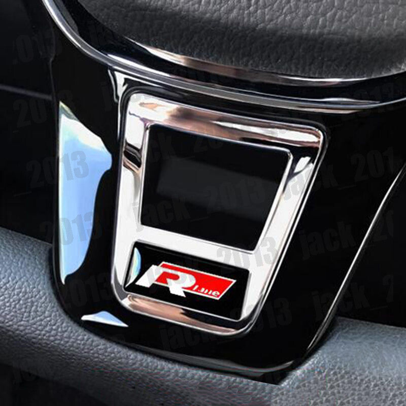 for Volkswagen for VW POLO 2014-2023 R Style Inner Steering Wheel Cover Trim 1PCS