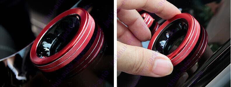 Red air conditioning button base trim for Land Rover for Range Rover Velar 2018-2021