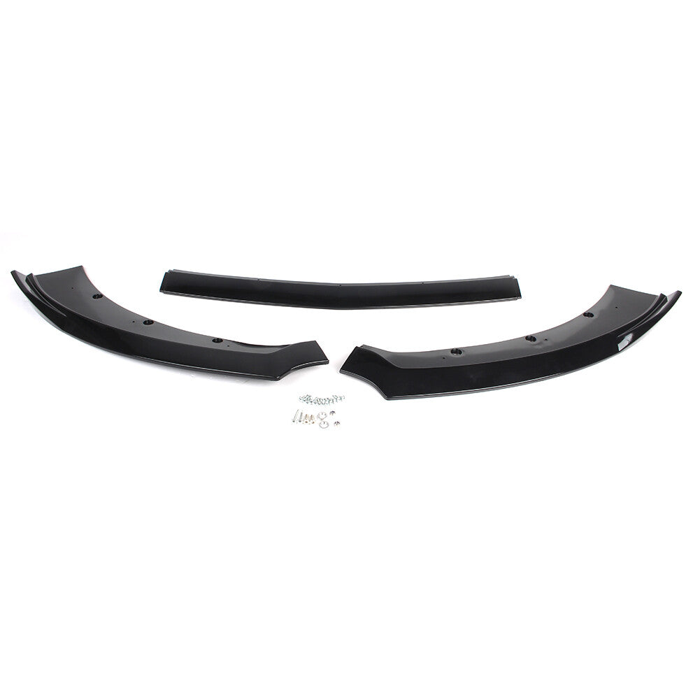 Front Bumper Lip Chin Spoiler Wing Body Kit Black for Ford for Mustang 2015-2017