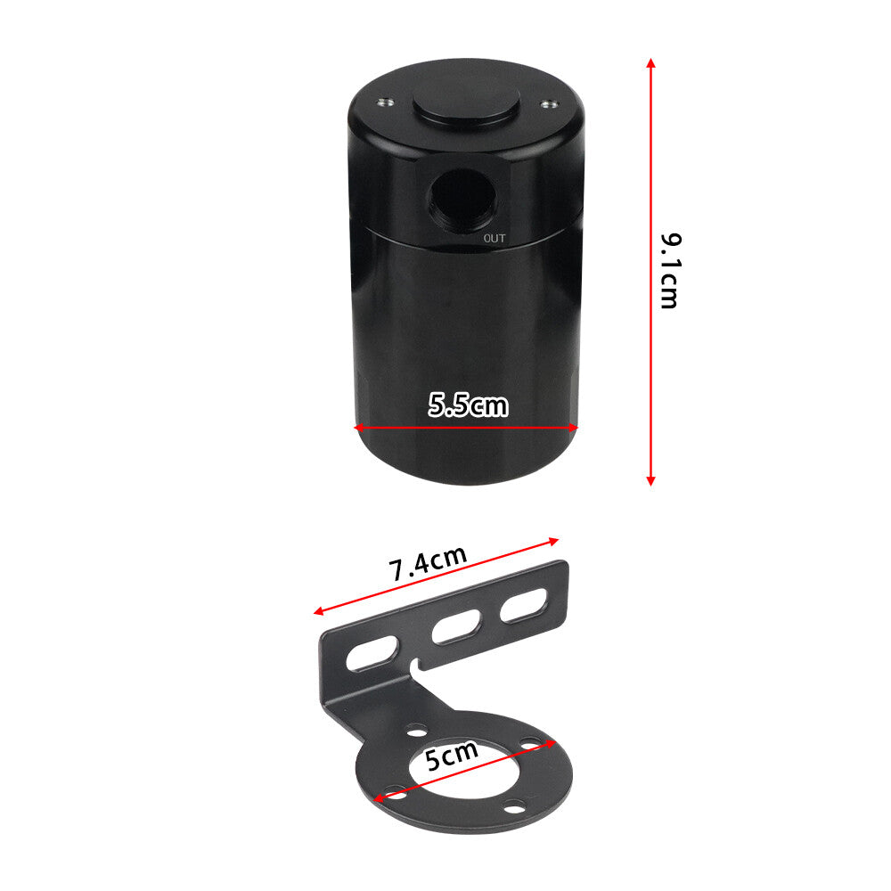 Air Oil Separator Oil Catch Can 2019-2022 for Chevy Silverado 1500/ for GMC for Sierra Black