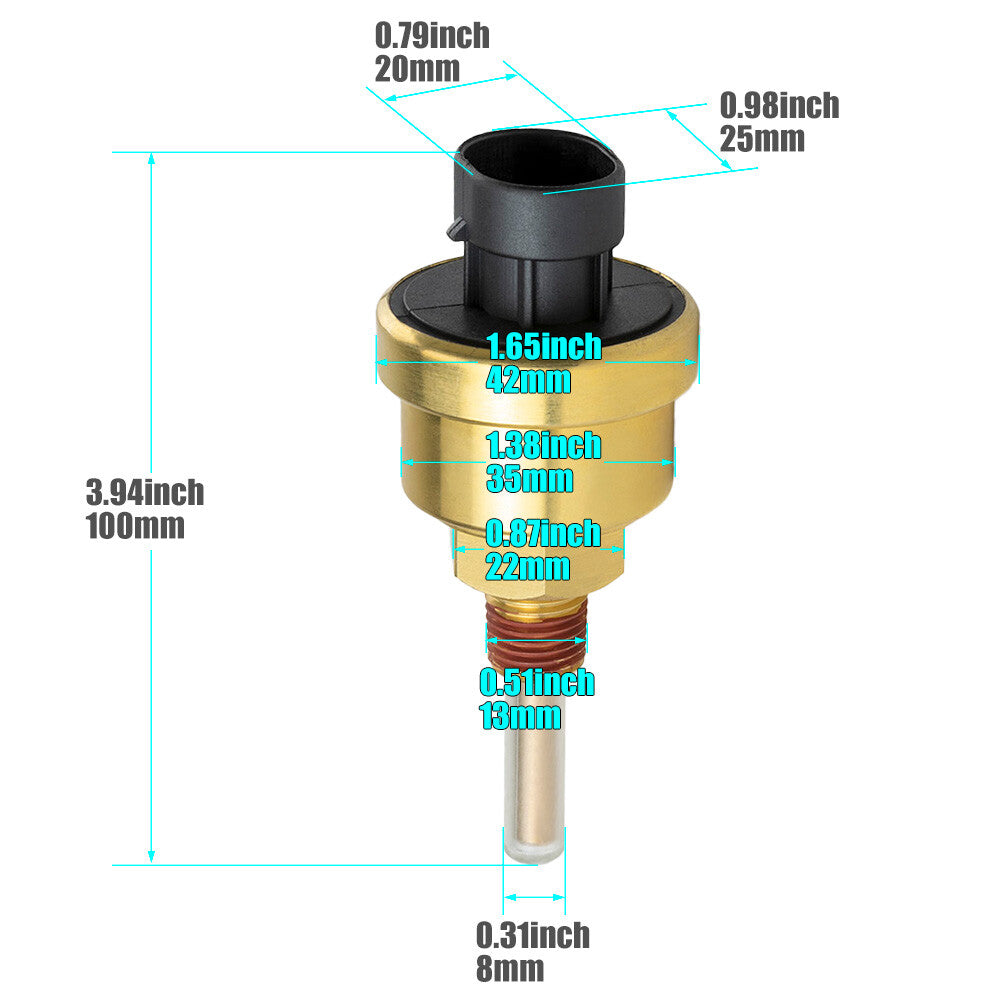 Coolant Fluid Level Sensor 4903489 3612521 For L10 M11 ISM N14 ISX US
