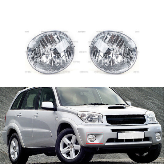 Suitable for Toyota RAV4 2004 - 2005 1 Dual Front Bumper Fog Light Transparent Lens