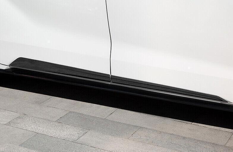 for Toyota for Sienna 21-24 Carbon Fiber Style Door Body Side Moulding Cover Trim 4P