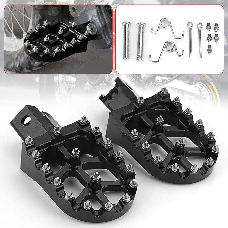 2x Motorcycle Footpegs Foot Pegs Rests For CRF50 XR70 CRF110 SSR SDG KAYO Xmotor
