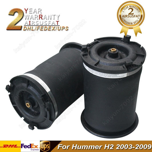 Pair for Hummer H2 2003-2009 Rear RightLeft Air Suspension Spring Bags 15938306