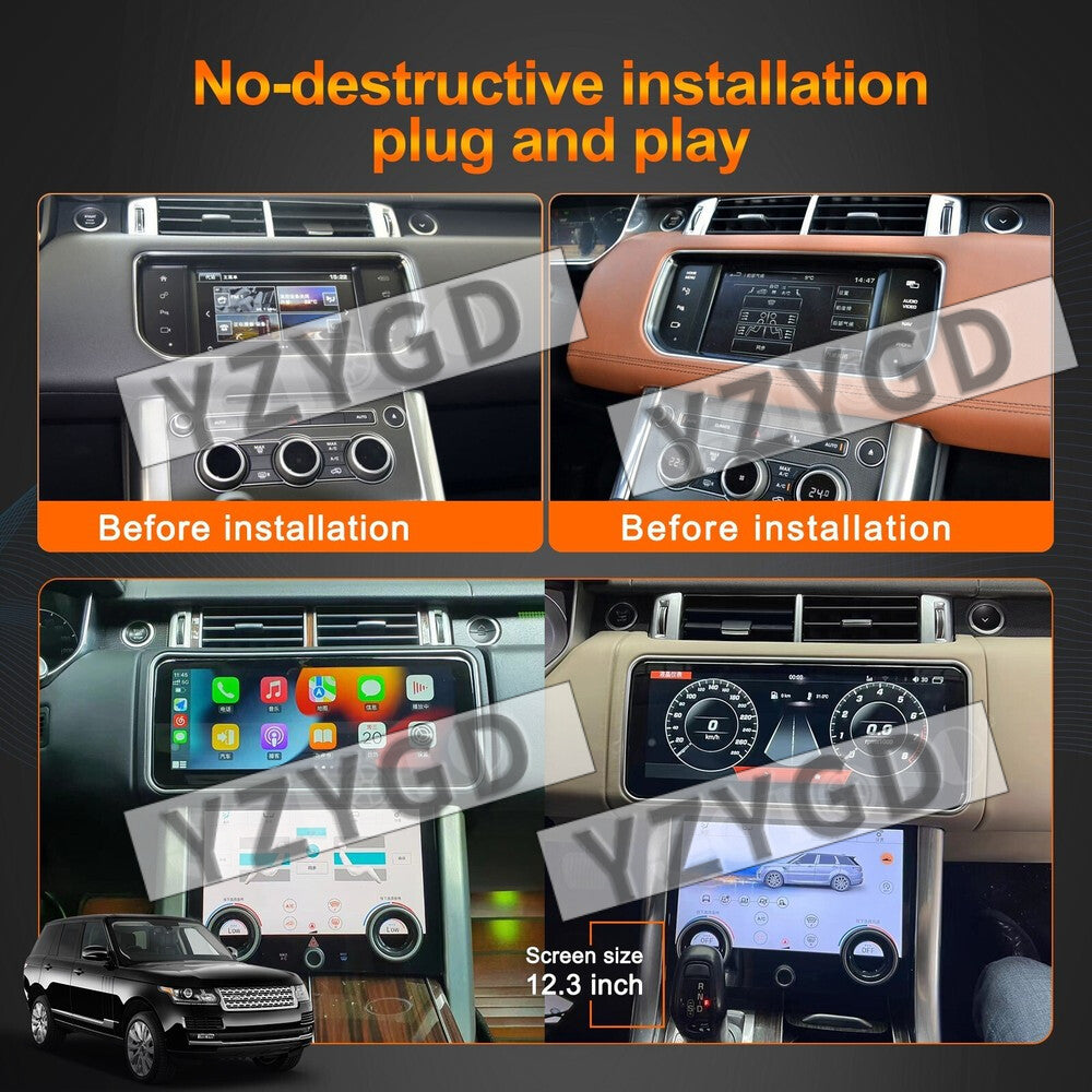 Car Radio for Land Rover for Range Rover Sport L494 2014-2017 Android Panel A/C