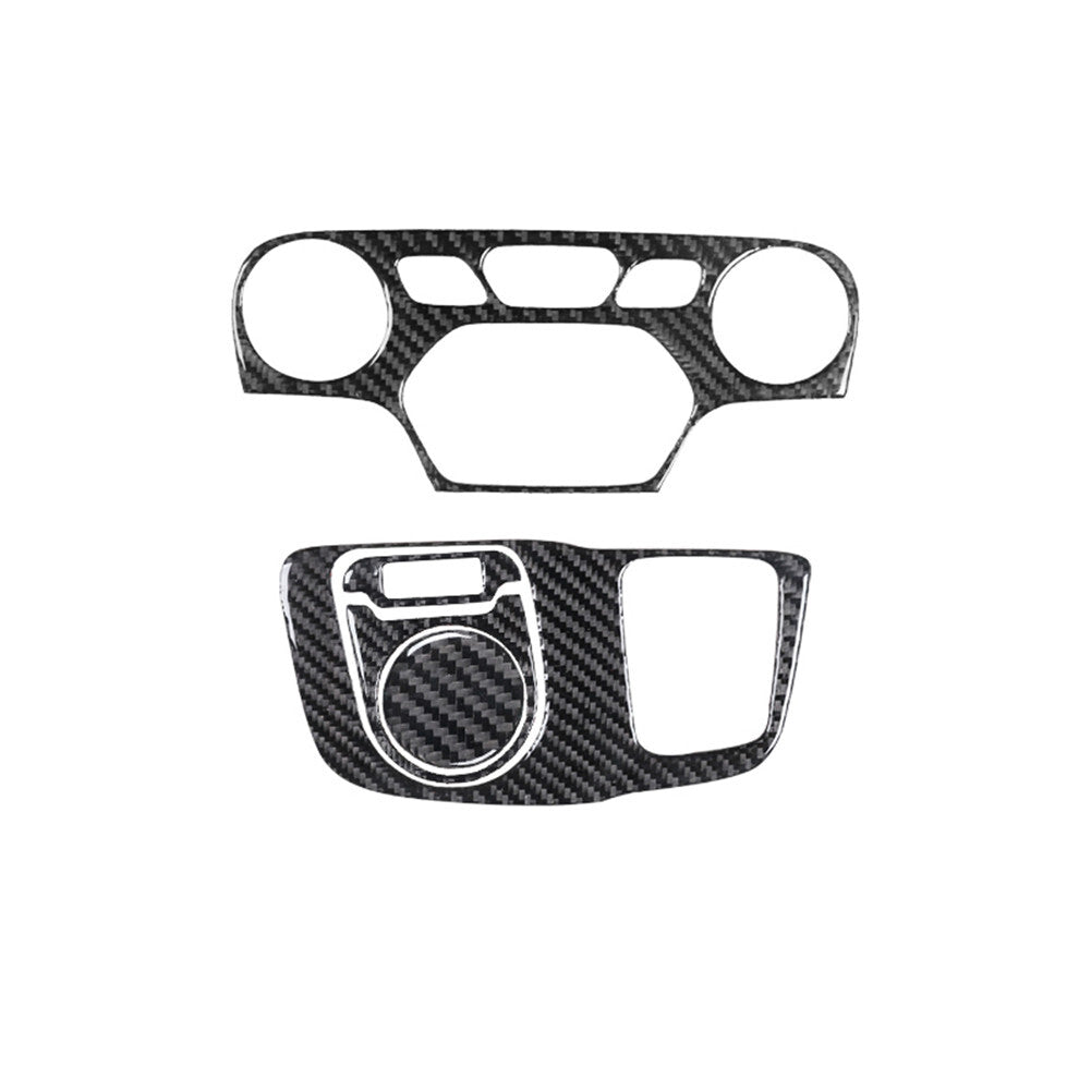 5X Carbon Fiber Center Console Inner Panel Cover Trim for Chrysler 200 2015-2017