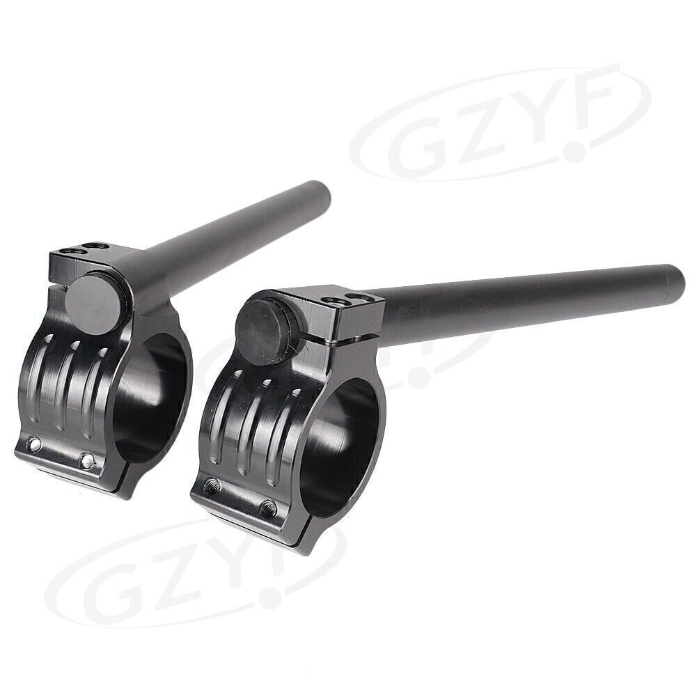 51mm CNC Fork Clip-ons Handle Grip Handlebar 3 Color Universal Motorcycle