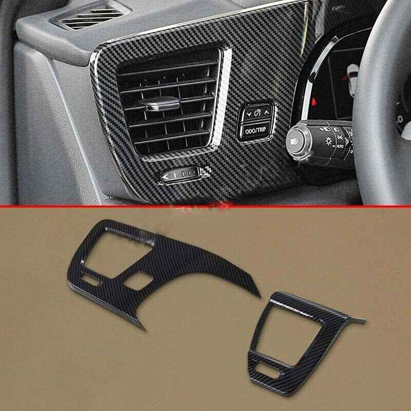 for Lexus NX250 350 350h 450h+ 2022-2023 Carbon Fiber Front AC Vent Cover Trims